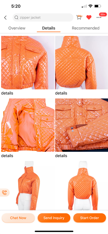 Biker Puff Jacket
