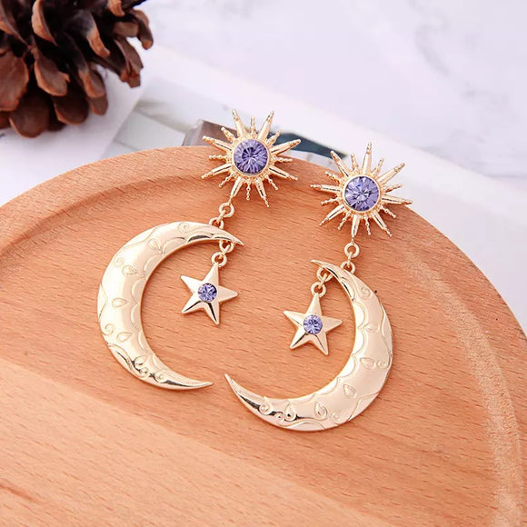 Vintage Moon Earrings