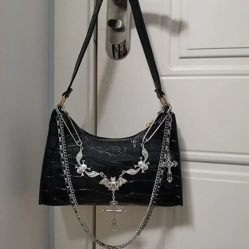 Gothic Cross Handtasche