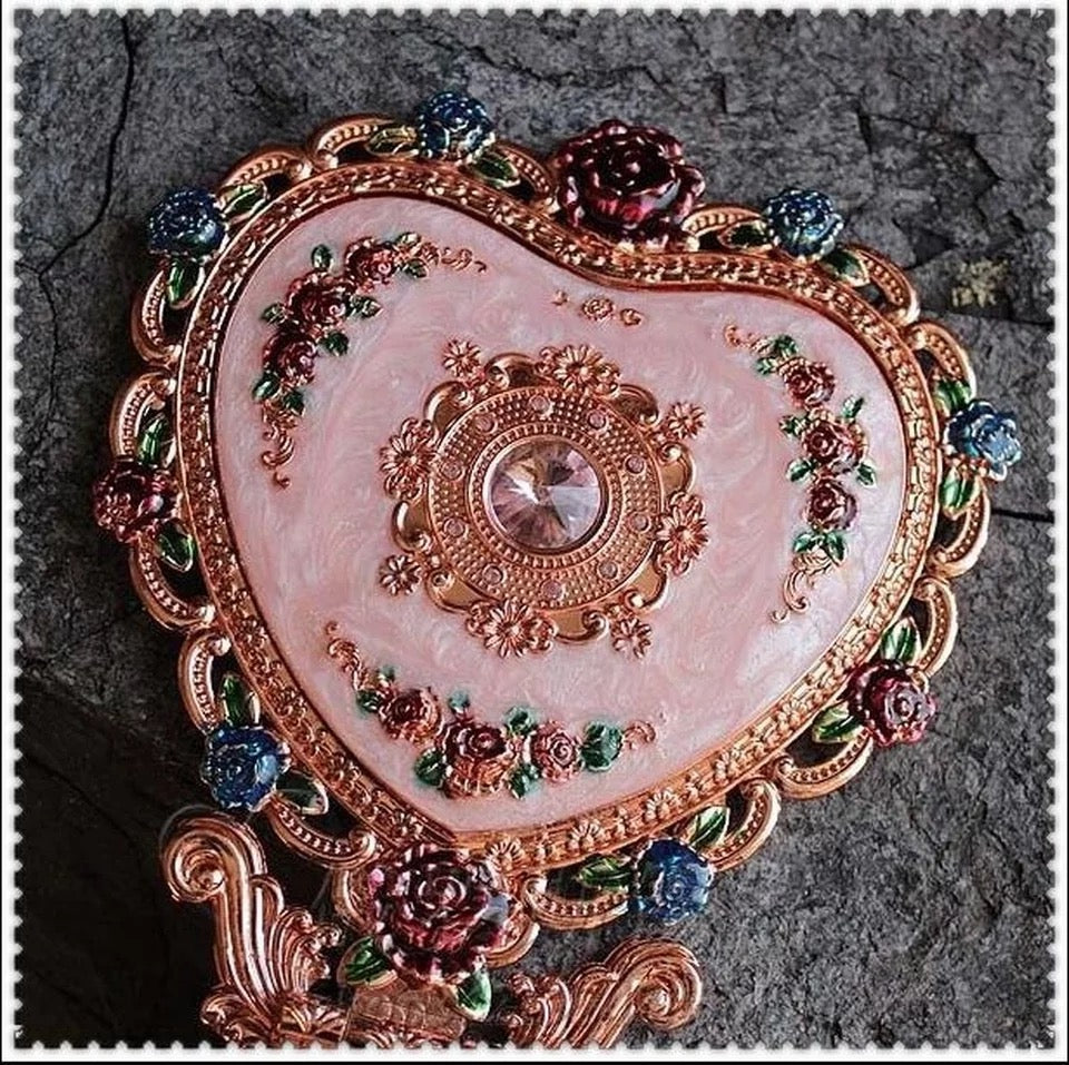 Vintage Mirror Comb Set