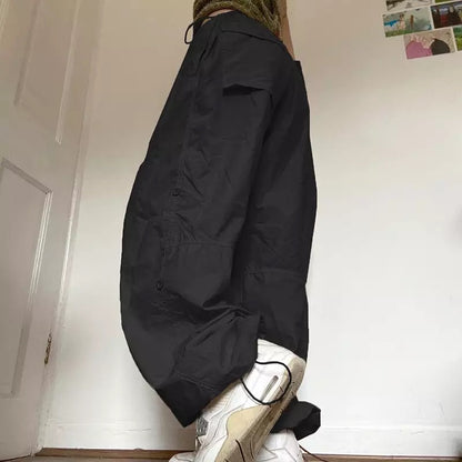 Einfarbige Cargohose