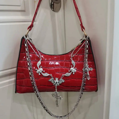 Gothic Cross Handtasche