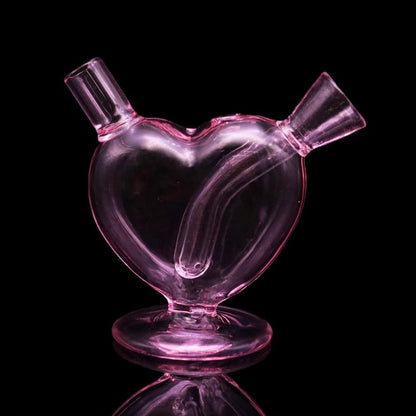 Herz-Glas-Bubbler