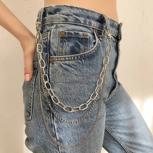 Classic Silver Pant Chain