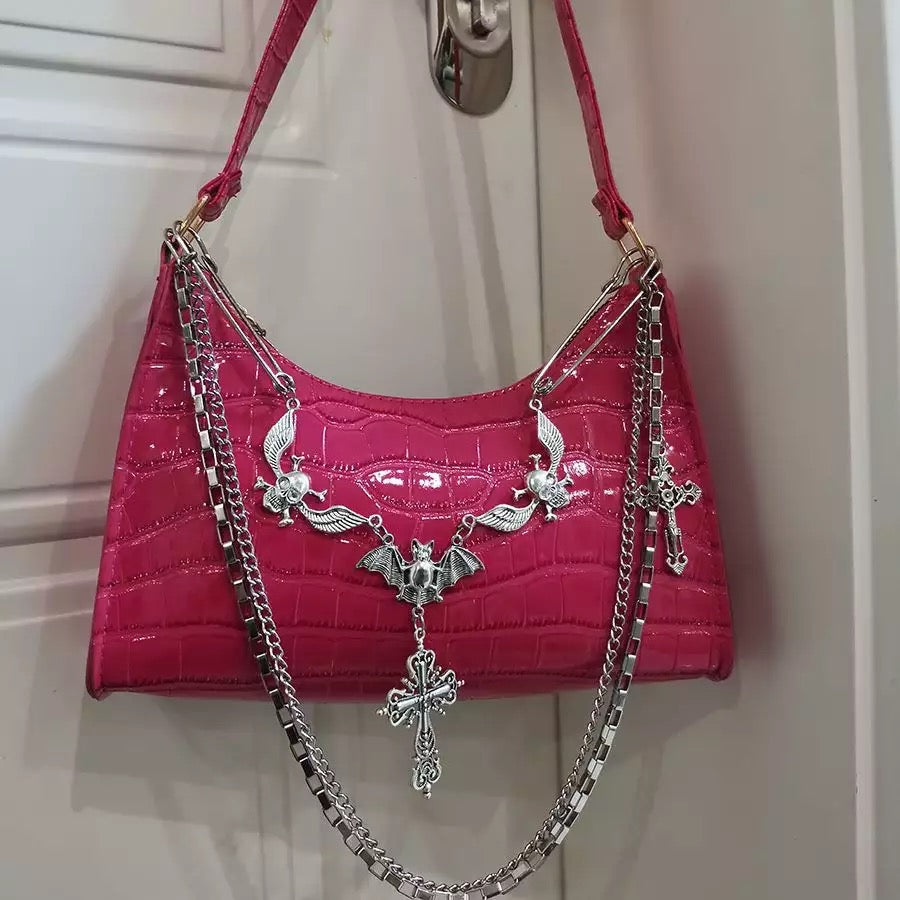 Gothic Cross Handtasche