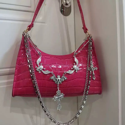 Gothic Cross Handtasche