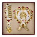 Vintage Mirror Comb Set