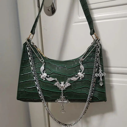 Gothic Cross Handtasche