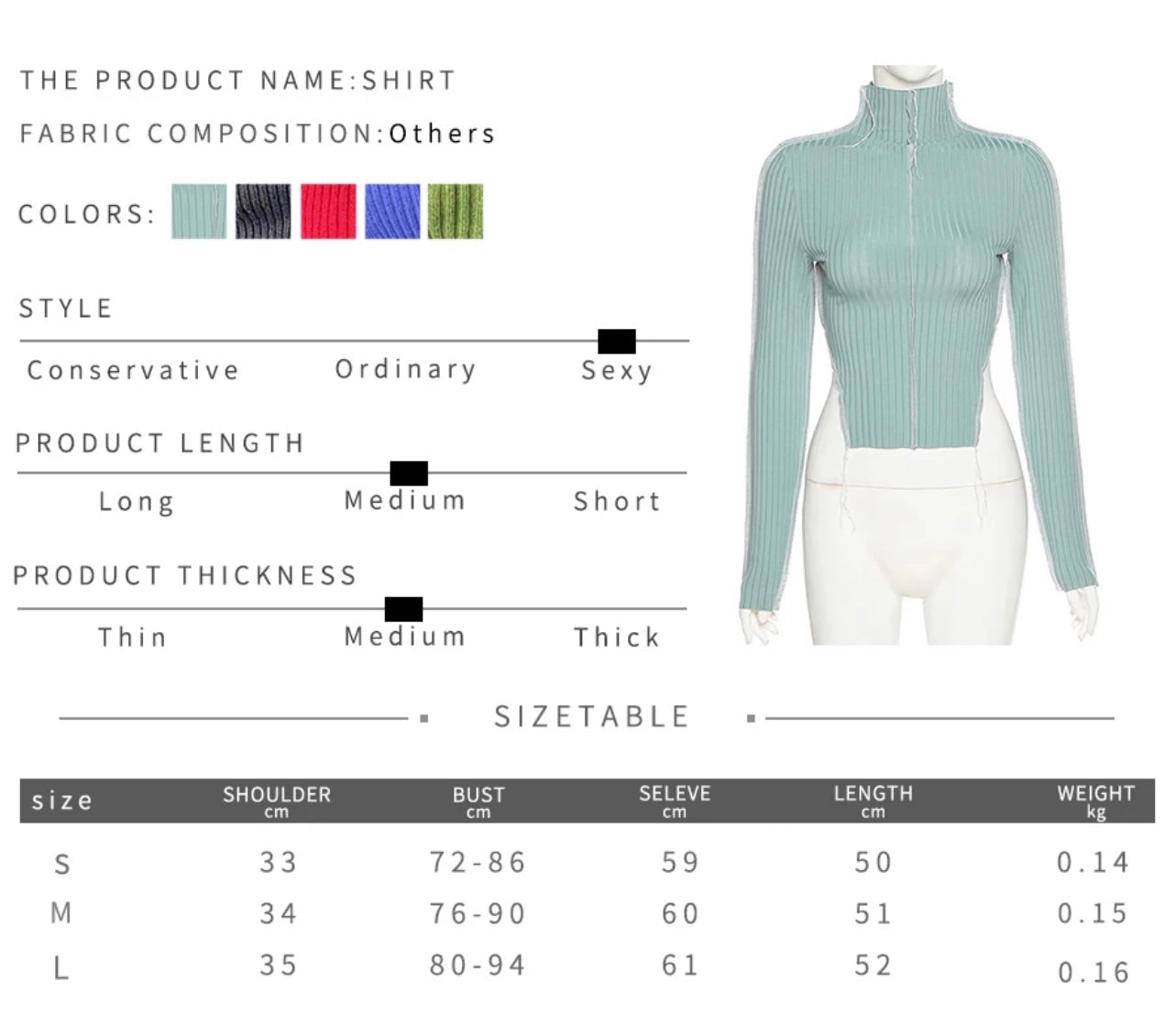 Green Aesthetic Top