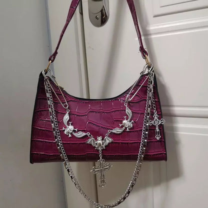 Gothic Cross Handtasche
