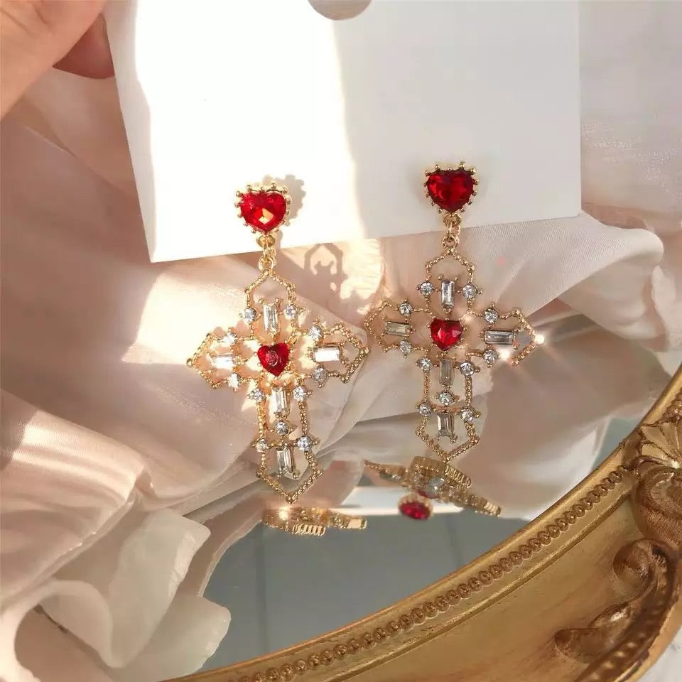 Glaube Kreuz Ohrringe