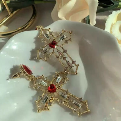 Glaube Kreuz Ohrringe