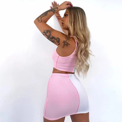 Pretty in Pink skirt set