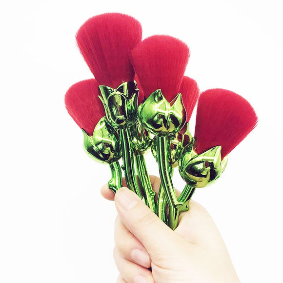 Red Roses Brush Set