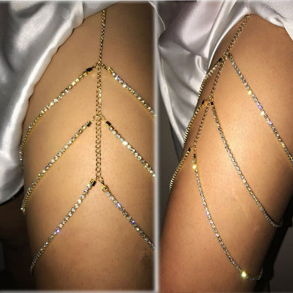 Waterfall Thigh Chain