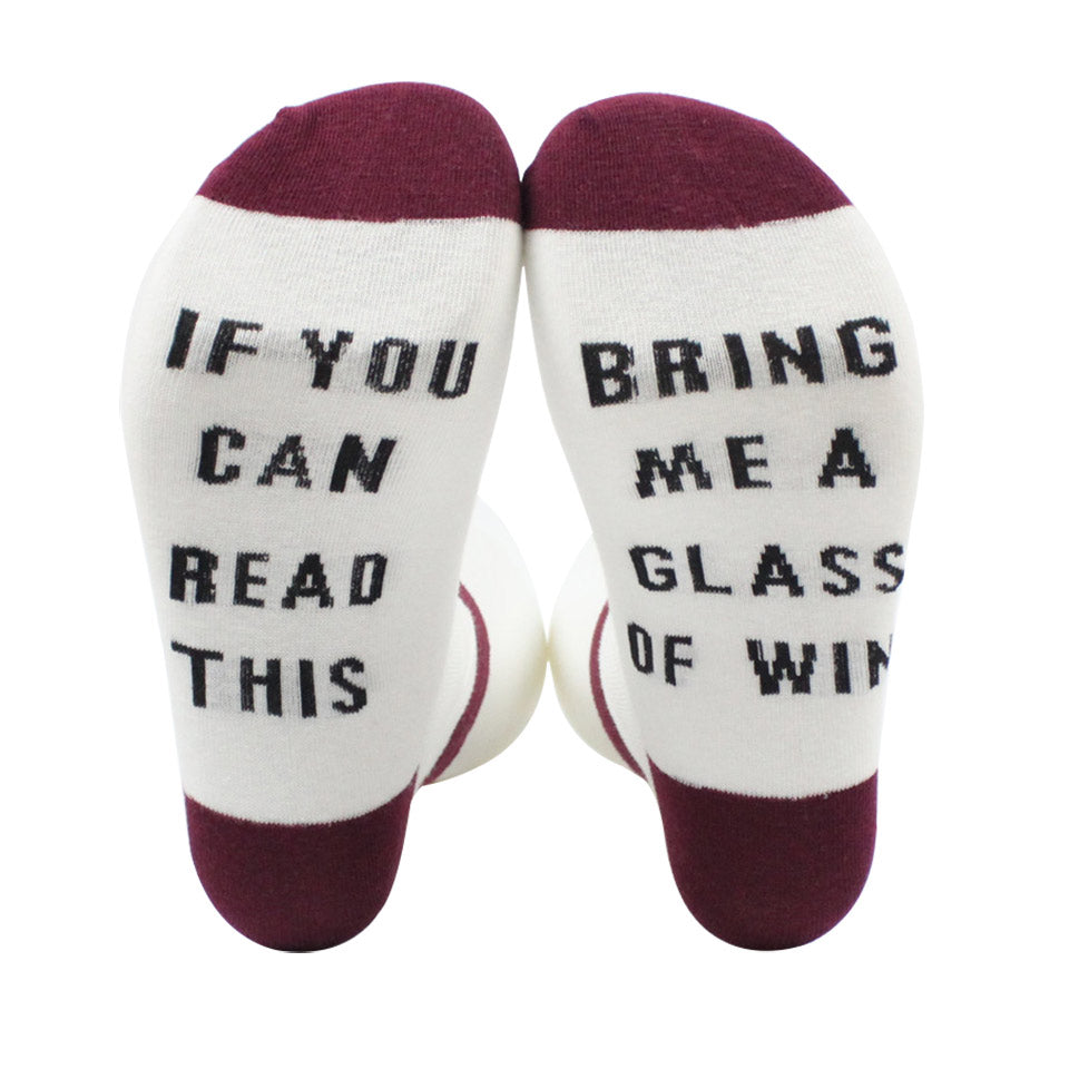 If you can read this, Bring me a glass of wine.