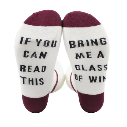 If you can read this, Bring me a glass of wine.