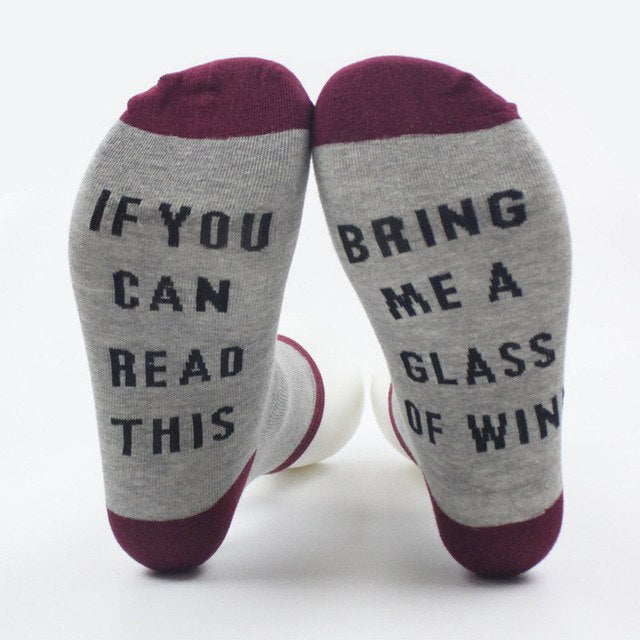 If you can read this, Bring me a glass of wine.