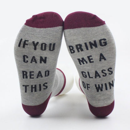 If you can read this, Bring me a glass of wine.